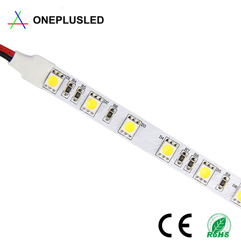 SMD5050 single color (Red, Green, Blue, White) led strip light 